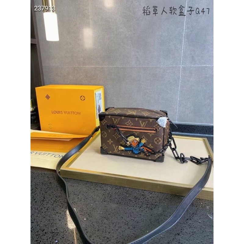 Túi đeo chéo dạng hộp LV cao cấp