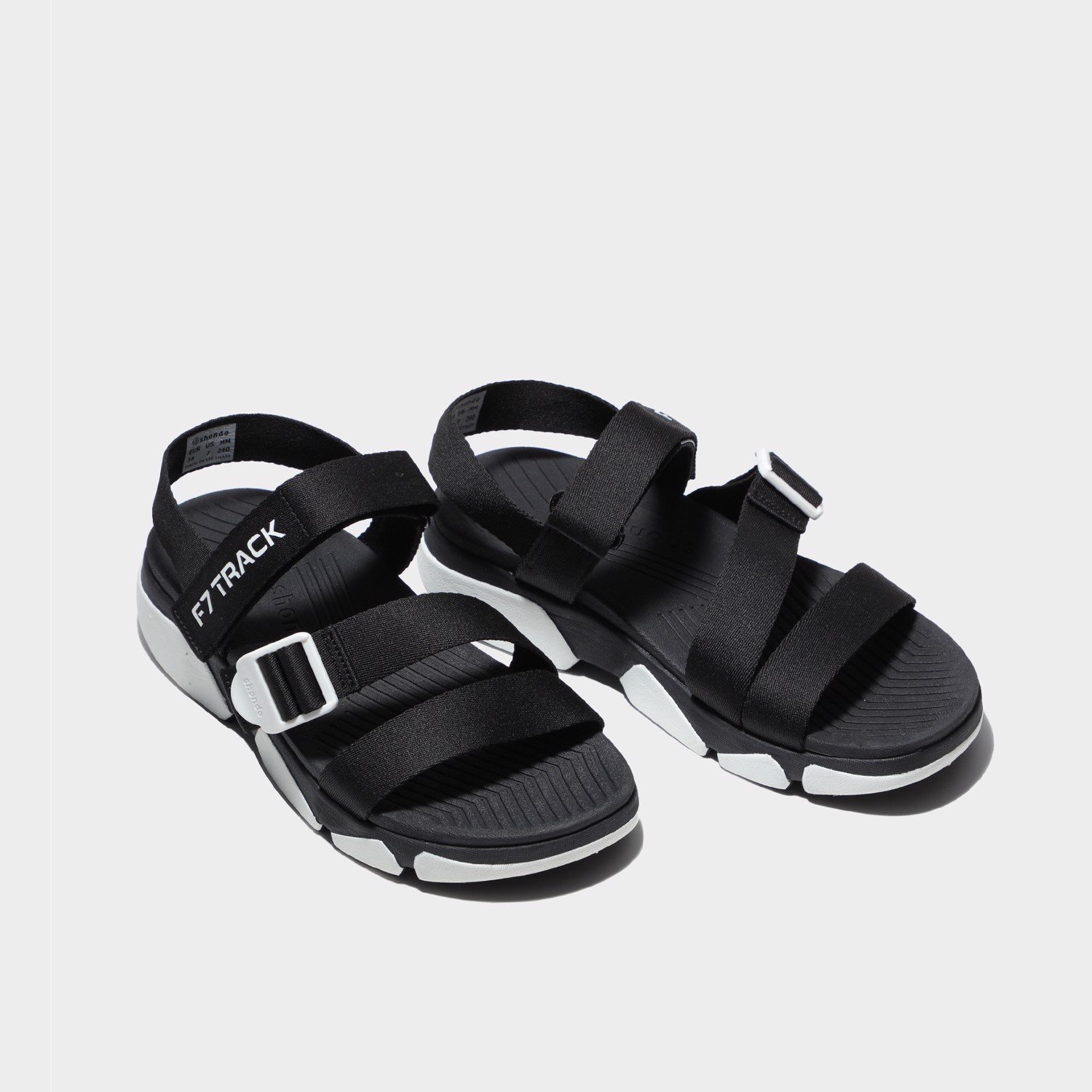 [Chính hãng] Giày Shondo F7 Track đen đế trắng F7T0010 bộ sưu tập mới