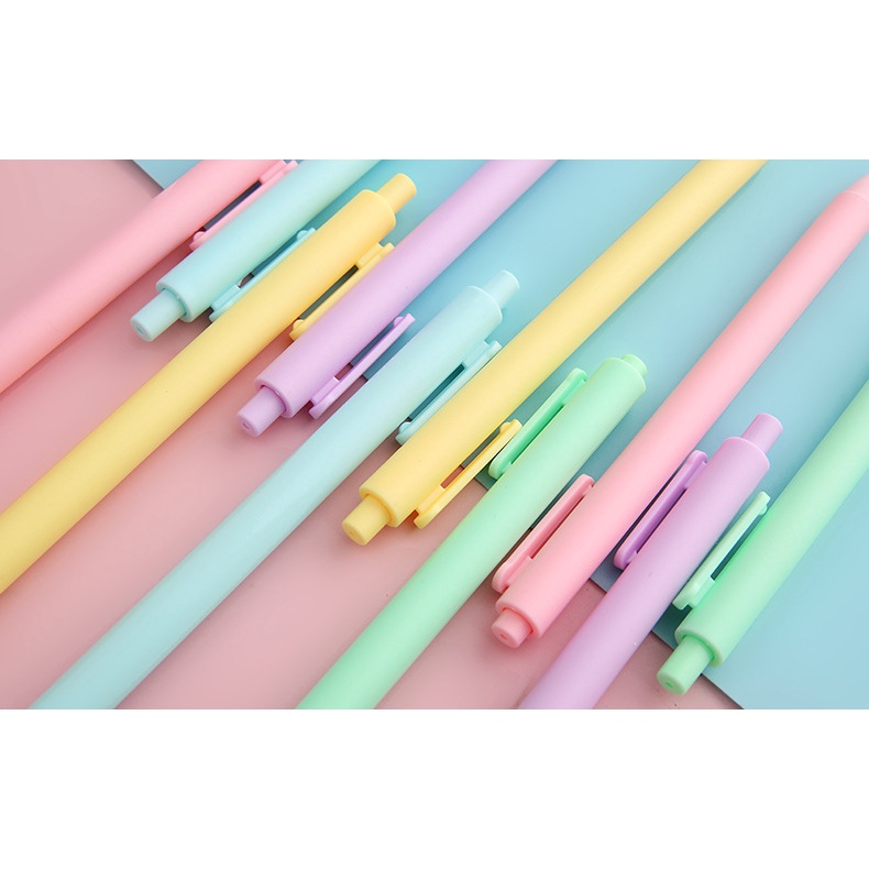Set 5 Bút Bi Mực Đen Kiểu Dáng Dễ Thương
