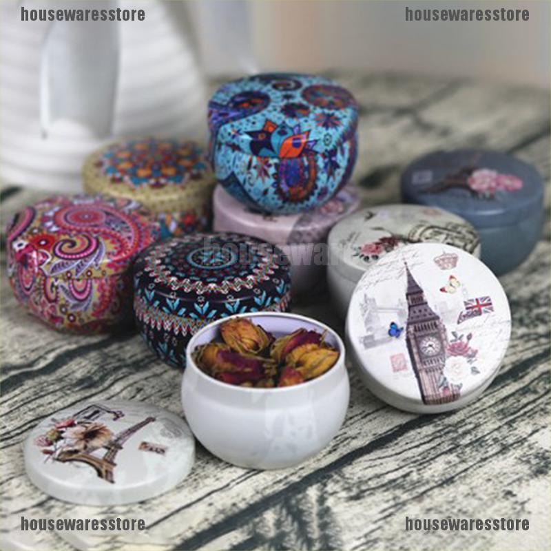 Phong Cách Cổ Điển Trà / Kẹo In Thiếc