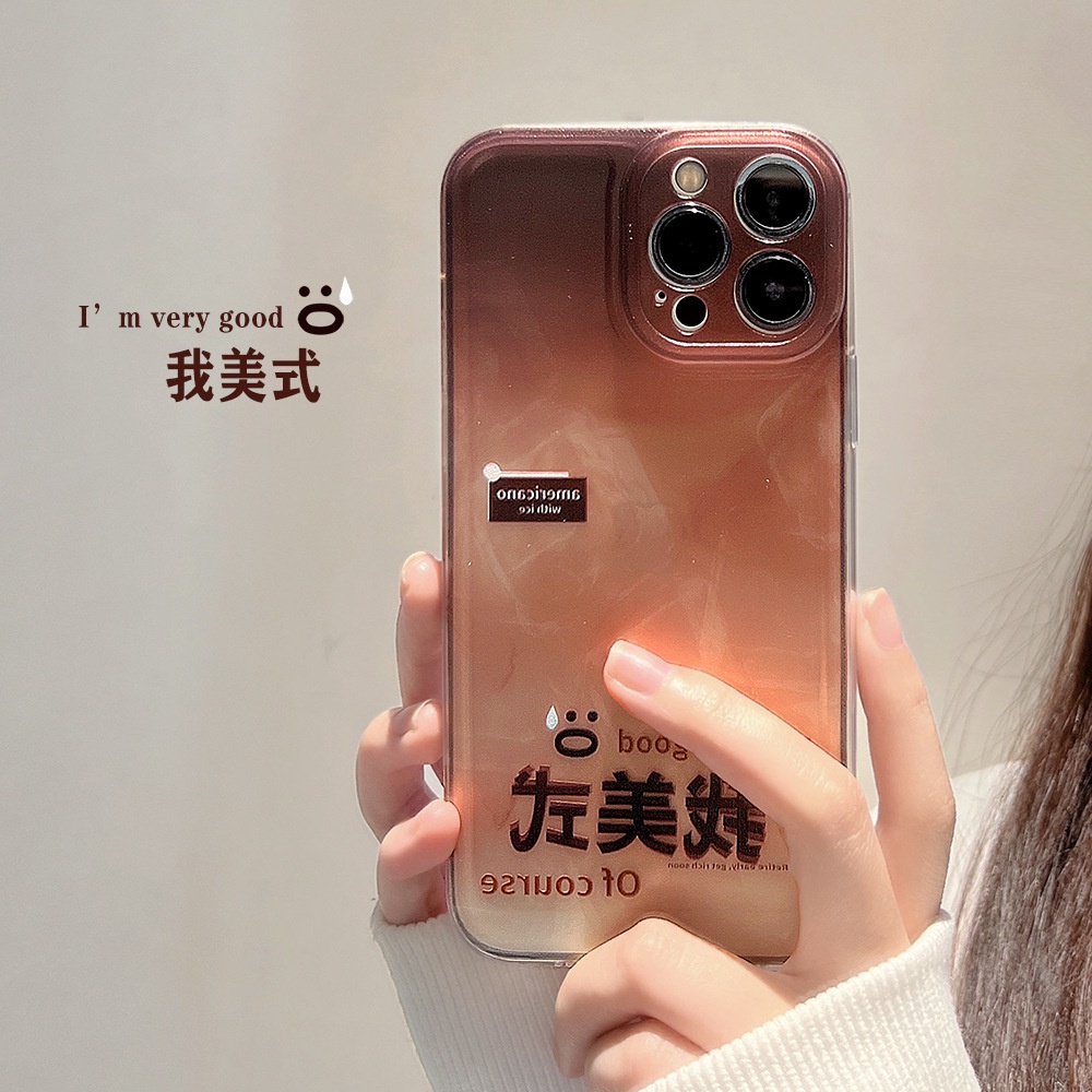 Ốp Điện Thoại TPU Silicone Màu Gradient Cho ốp iPhone 11 pro max X Xr Xs 7 8 14 Plus Se 2020 12 pro max 13