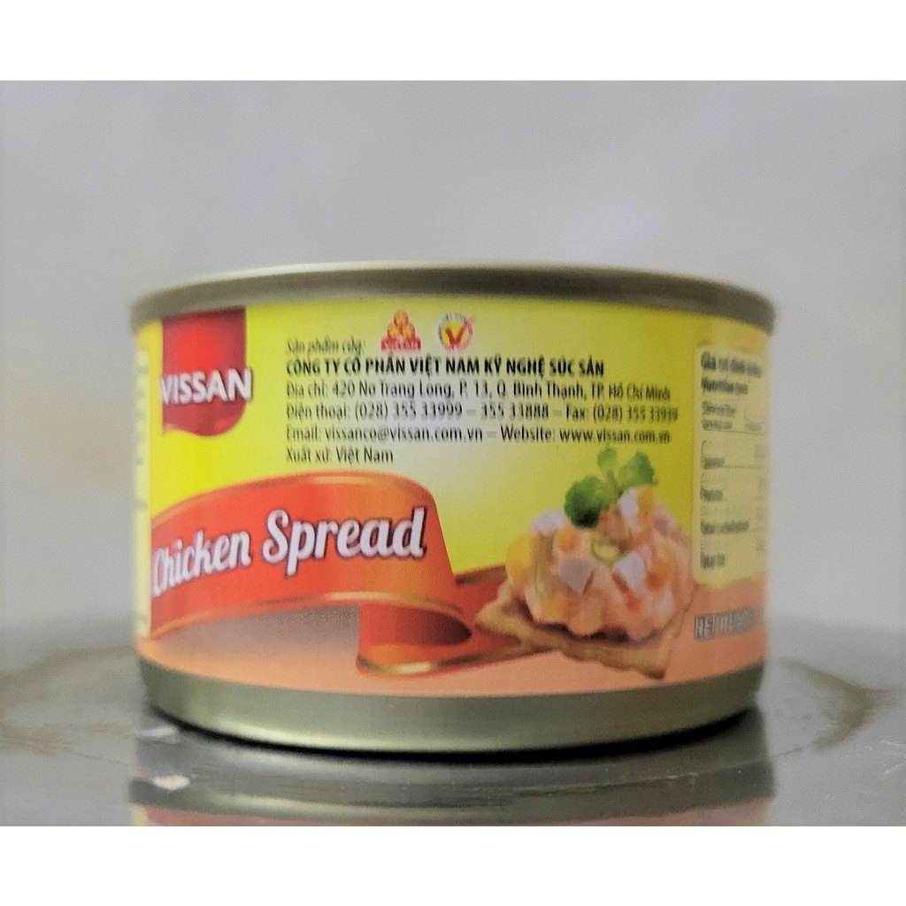 [Hộp nhỏ 85g] THỊT GÀ XỐT MAYONNAISE [VN] VISSAN Chicken Spread