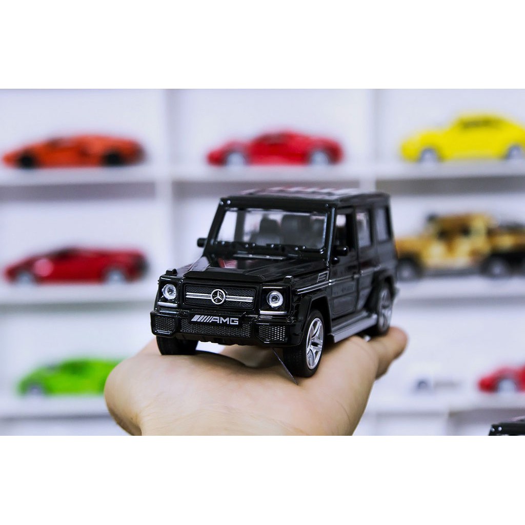 MÔ HÌNH XE Ô TÔ MERCEDES G65 AMG Đen đúc Kim Loại | MINIAUTO tỷ lệ 1:32