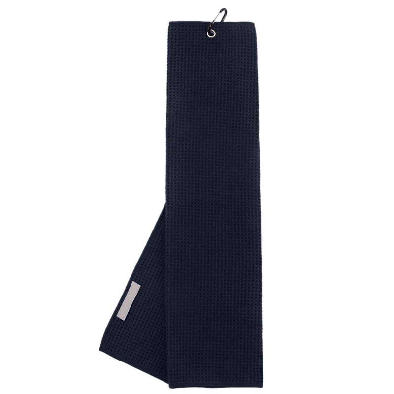 Khăn Lau Gậy Đánh Golf 12 &quot;X20&quot; Bằng Sợi Nhỏ Gấp Ba Khúc Kèm Kẹp