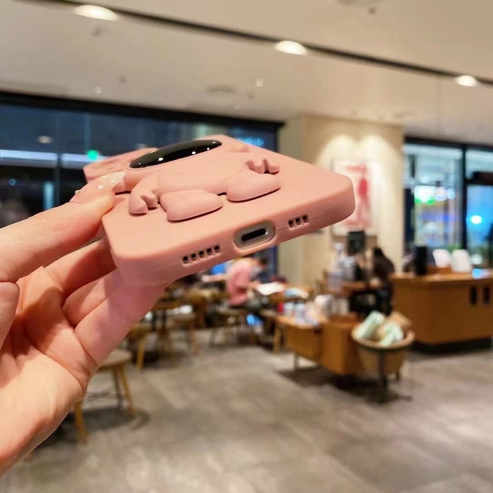 Ốp Điện Thoại TPU Hình Phi Hành Gia 3D Cho IPhone 13 12 11 Pro Max X XR XS Max 7 8 Plus