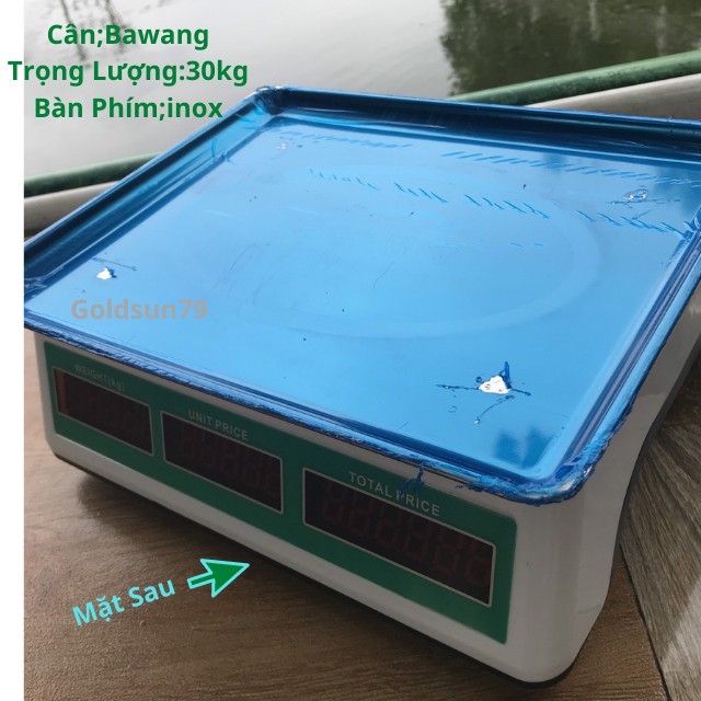 [BH12T] Cân Điện Tử Tính Tiền Bán Hàng Tạp Hóa,Siêu Thị Hoa Qủa 30kg/5g Được Làm Bằng Thép Không Gỉ