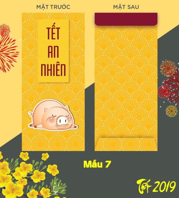 Bao lì xì mẫu mới 2019