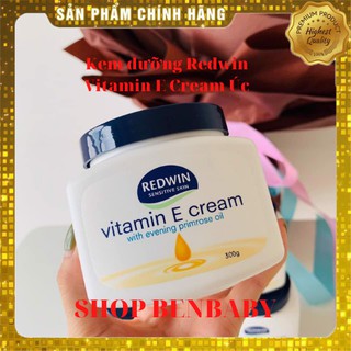 Kem dưỡng da mềm mịn redwin Vitamin E Cream 300g