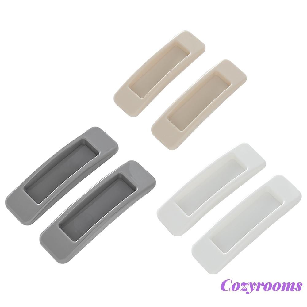 2pcs Self-Adhesive Door Handles Wardrobe Glass Window Handles