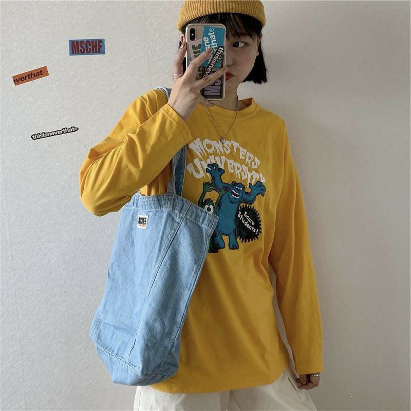 Áo thun tay dài Unisex Monsters