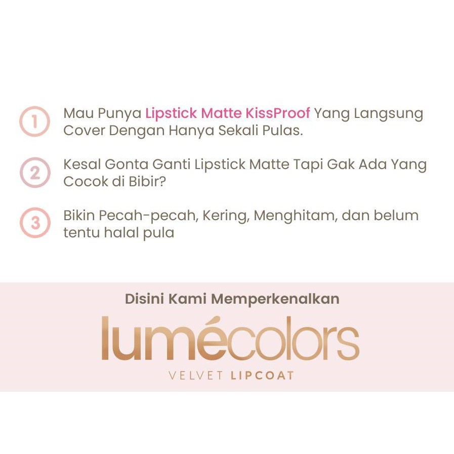 (hàng Mới Về) Set 3 Son Môi Lume Màu Nude Cao Cấp | BigBuy360 - bigbuy360.vn