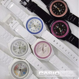 Đồng hồ nữ dây nhựa Casio LX-500H-2BVDF