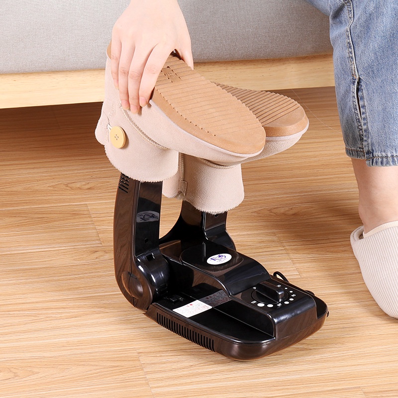 Máy sấy giày khử mùi diệt khuẩn siêu tốc có hẹn giờ thông minh làm khô giày dép tất vớ thích hợp cho mùa mưa