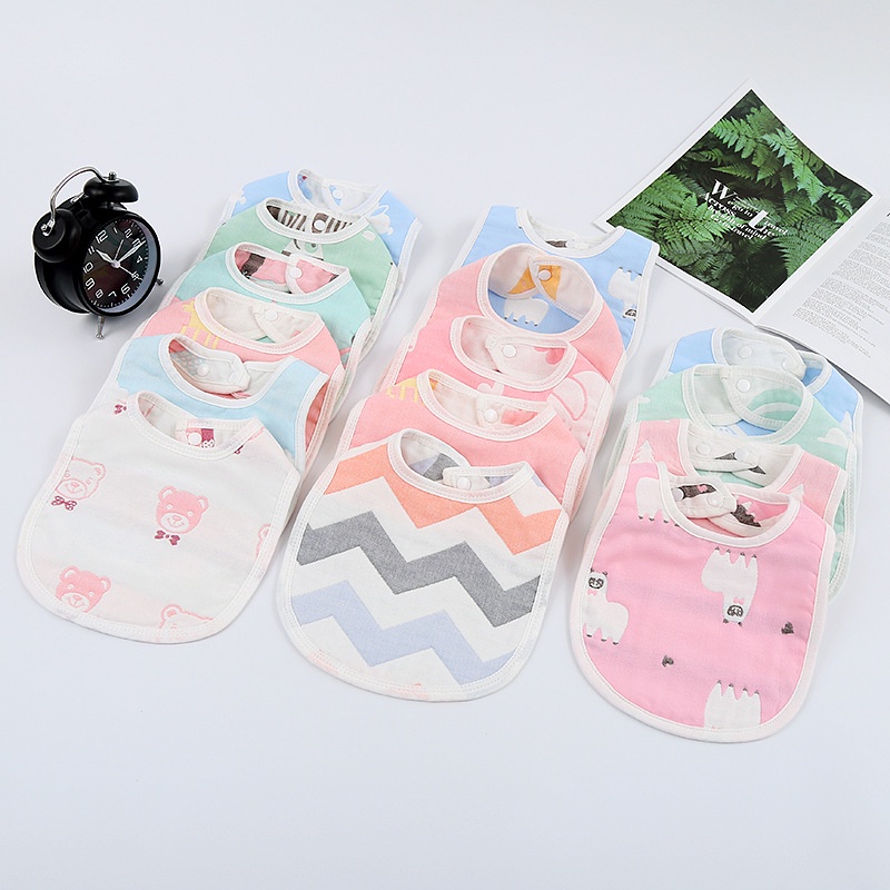 Yếm vải cho bé, yếm cotton giữ ấm cổ và ngực cho trẻ