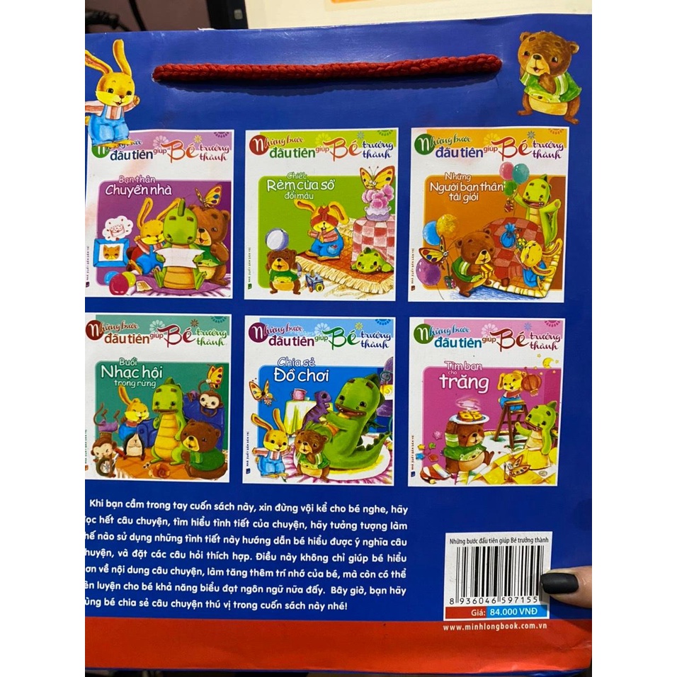Sách - Combo Những Bước Đầu Tiên Giúp Trẻ Trưởng Thành (Bộ 6 Cuốn)