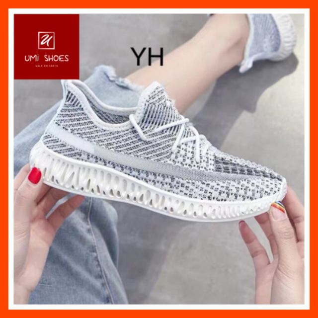 [FREE SHIP] Giày thể thao nữ đế siêu nhẹ màu xám ghi mã 9866 đế 3cm hot hit cá tính