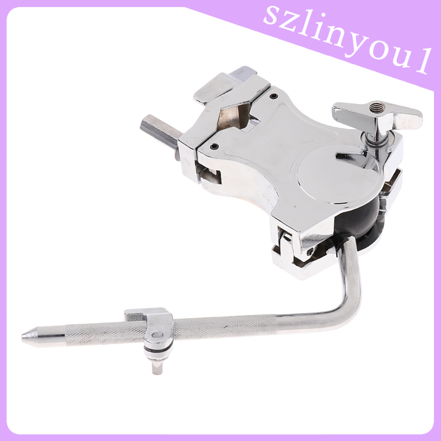 New Arrival DIY Tom Tom Clip-on Holder Support Stand Drum Accessory TH-04 Silver