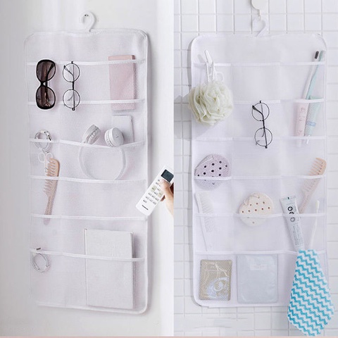 【18Grids】 Túi treo đồ lót / Túi treo trong suốt / Túi đựng tủ quần áo / Quần tất Áo ngực Khăn choàng ngực Đồ lót Kho lưu trữ quần lót / Bảo quản tủ quần áo / Dụng cụ gia đình