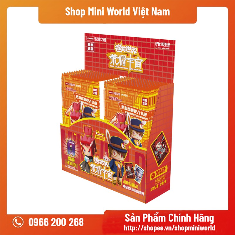 Bộ Sưu Tập Thẻ Bài Mini World SS6 [Trọn Bộ Gồm 20 Gói, 120 Thẻ Bài]