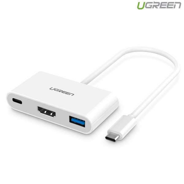 Cổng chuyển USB Type C to USB 3.0 và HDMI Ugreen 30377