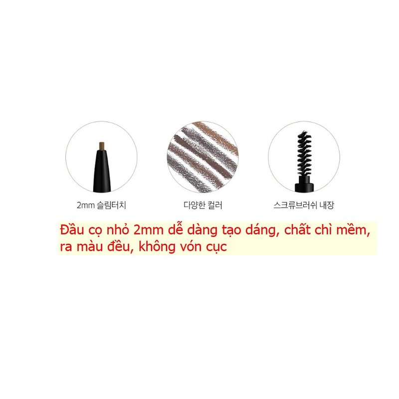 SALE Chì kẻ mày Karadium số 5 clat eyebrown pencil | BigBuy360 - bigbuy360.vn