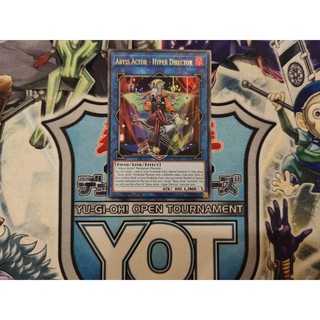 Thẻ bài Yugioh chính hãng Abyss Actor - Hyper Director - DUOV-EN022 - Ultra Rare 1st Edition