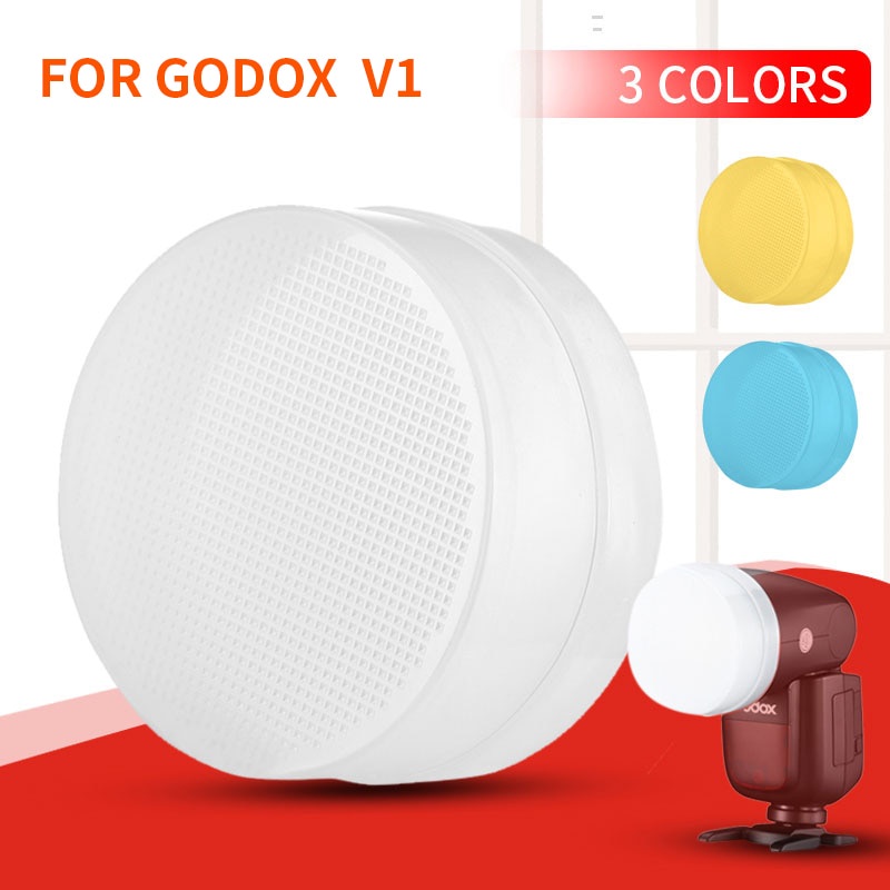 Ốp Lưng Mềm Khuếch Tán Ánh Sáng Cho Đèn Flash Godox V1 V1-C V1-S V1-F V1-O V1-P