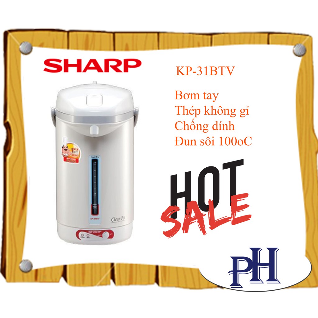 Bình thuỷ điện Sharp KP-31BTV