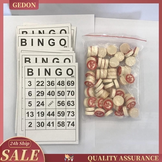 Bộ 40 Thẻ Trò Chơi Bingo 75 Số