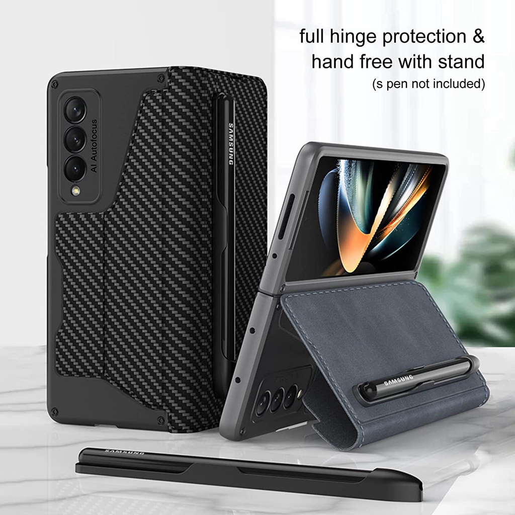 Bao Da Điện Thoại Chống Trầy Xước Cho Samsung Galaxy Z Fold 3 / Z Fold 4 Galaxy Z Fold 3 / Fold 4 5G 2021