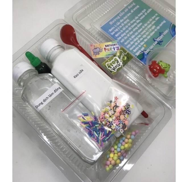 KIT LÀM SLIME đồ chơi slime chất nhờn ma quái