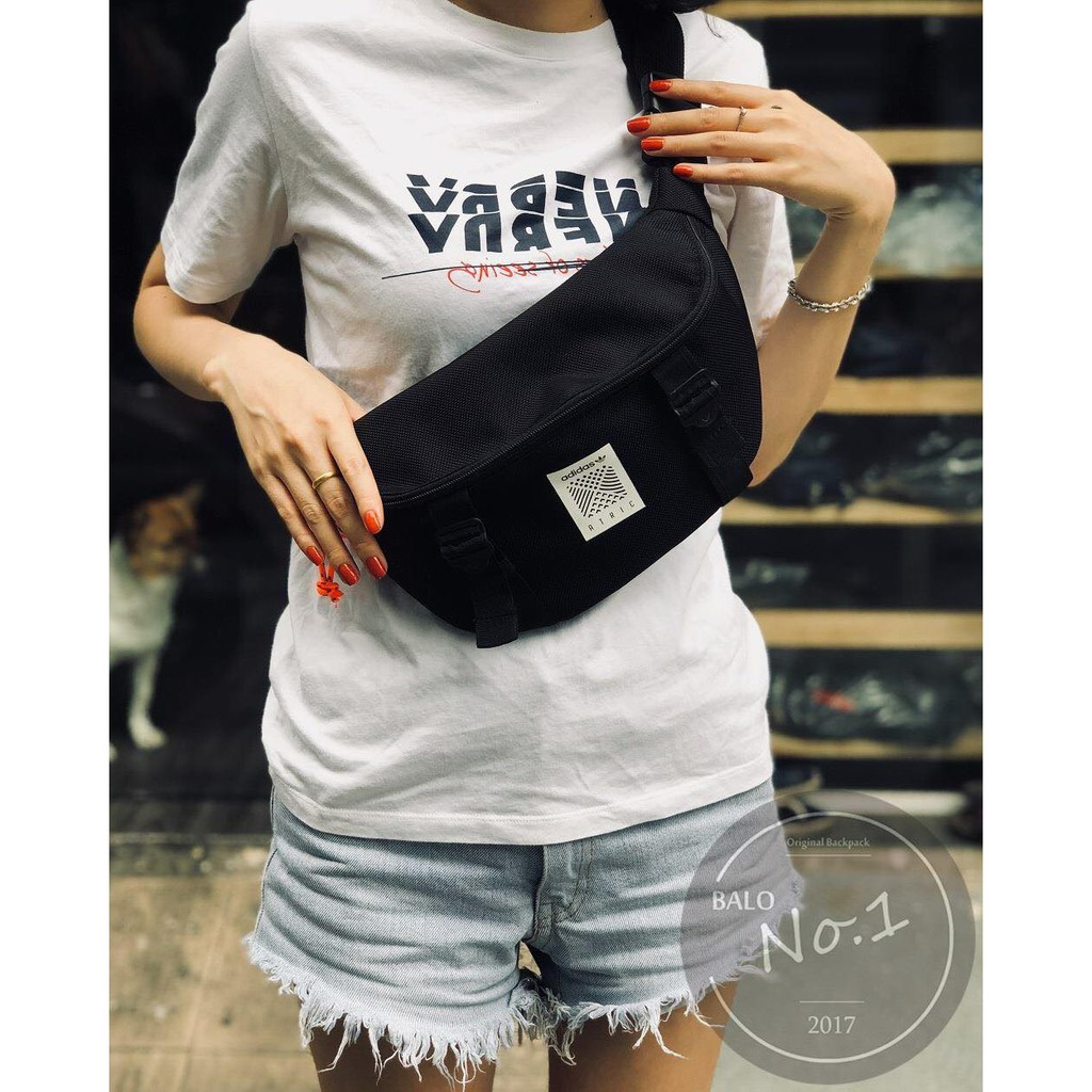 Túi Đeo Chéo Nam Nữ Thời Trang BumBag Black | BigBuy360 - bigbuy360.vn