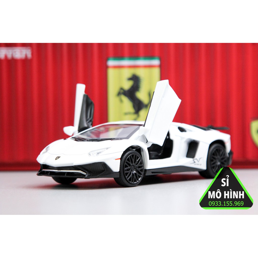 [ Sỉ Mô Hình ] Mô hình siêu xe Lambo Aventador SV 1:32