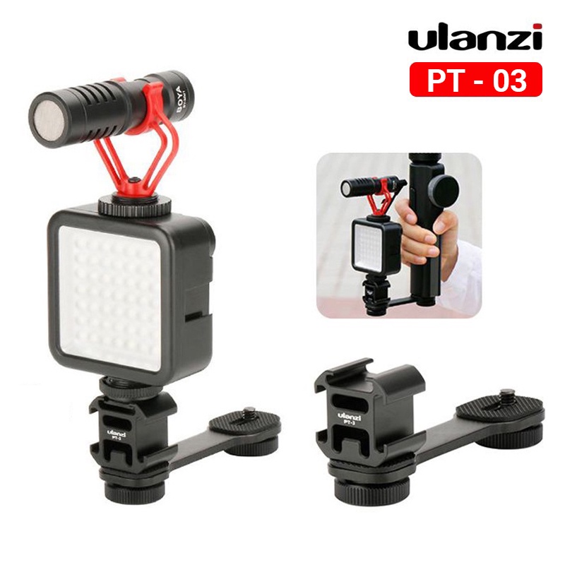 Ulanzi PT03 ngàm mở rộng phụ kiện mở rộng cho Gimbal - Gắn thêm đèn trợ sáng Studio, micro định hướng Shortgun