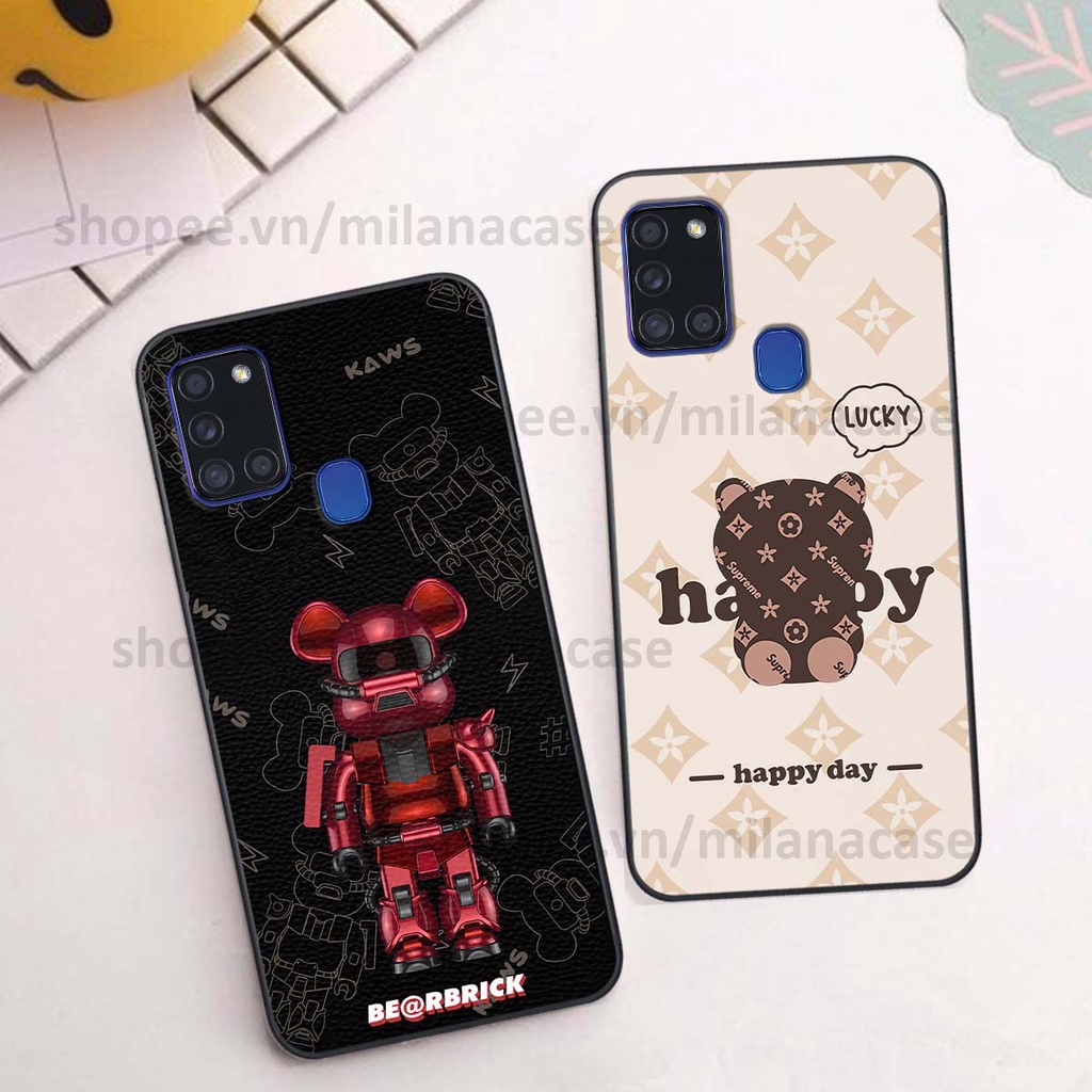 Ốp Samsung A21s gấu be@rBrick gấu Teddy Kaws siêu đẹp, phong cách, cá tính