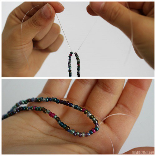 Cuộn Thun Cước Trắng Trong Size 1mm Dài 4,5m Làm Vòng Tay Và Đồ Handmade