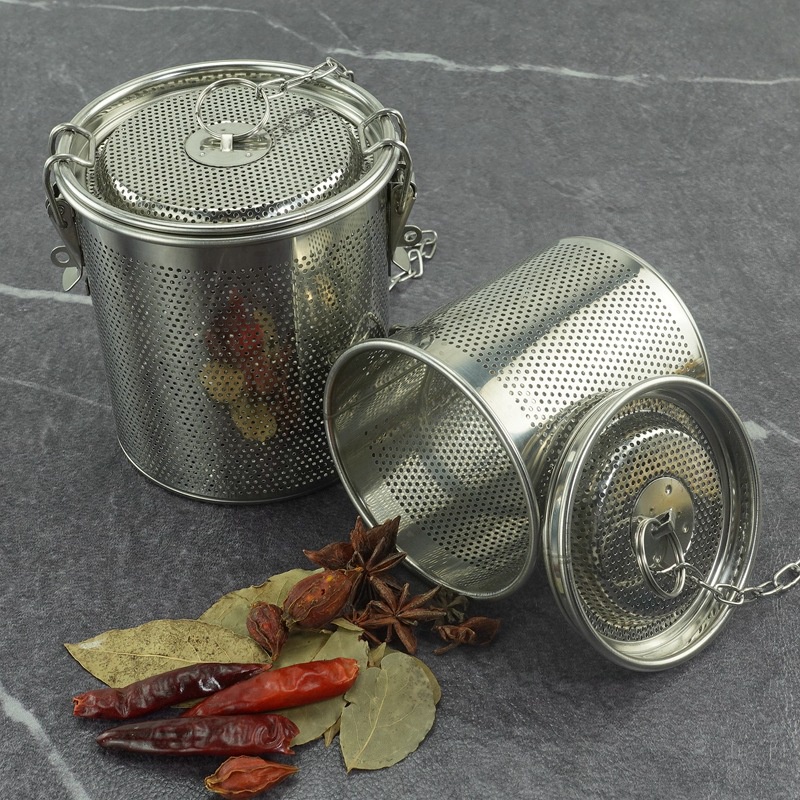 Bộ lọc gia vị inox 304 cao cấp, lọc trà, lọc xương tiện dụng - LOKING