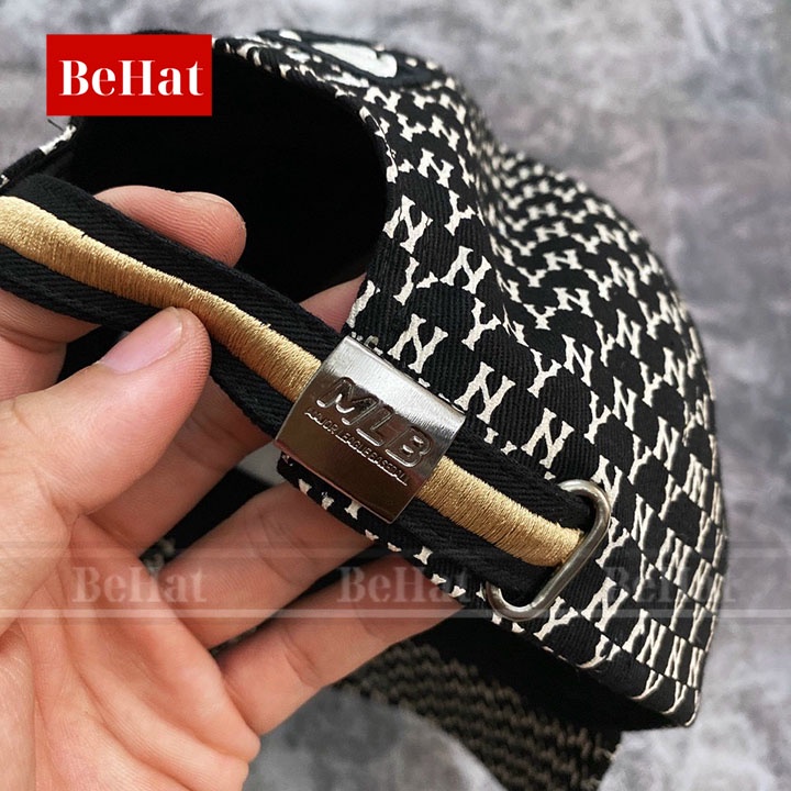Nón Kết NY MLB Nam Cao Cấp Logo Có Viền, Chất Vải Demi Xịn, Họa Tiết in Chìm [HOT TREND]