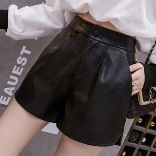  Quần short da cá tính