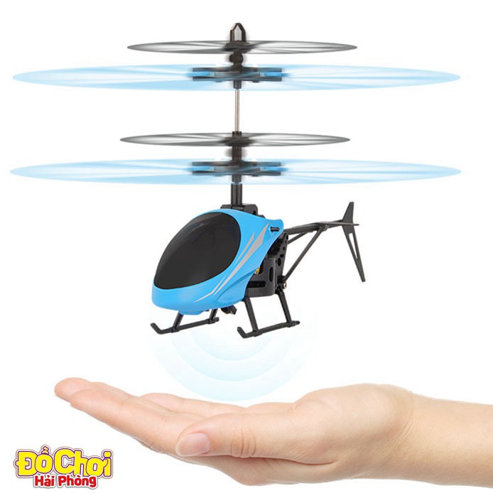 Máy bay trực thăng cảm ứng bằng tay bay rất mạnh và cao dành cho các bé trên 7tuổi + Tặng kèm Cáp sạc