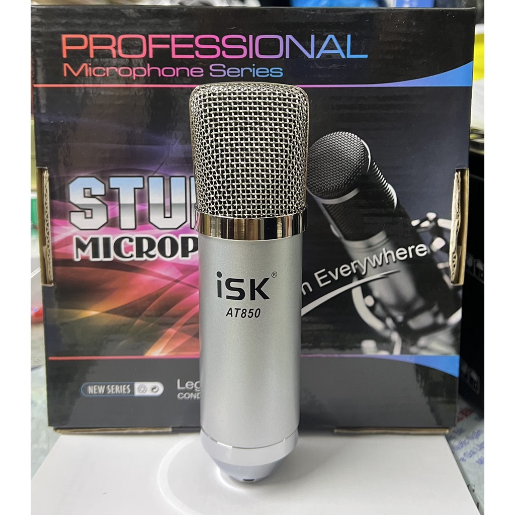 Mic thu âm live straem isk at850