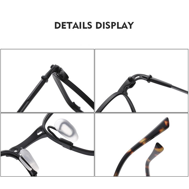 Ta.vat Mắt Kính Gọng Titan Nguyên Chất Hình Chữ Nhật Phong Cách Retro Cho Nam RLT5890