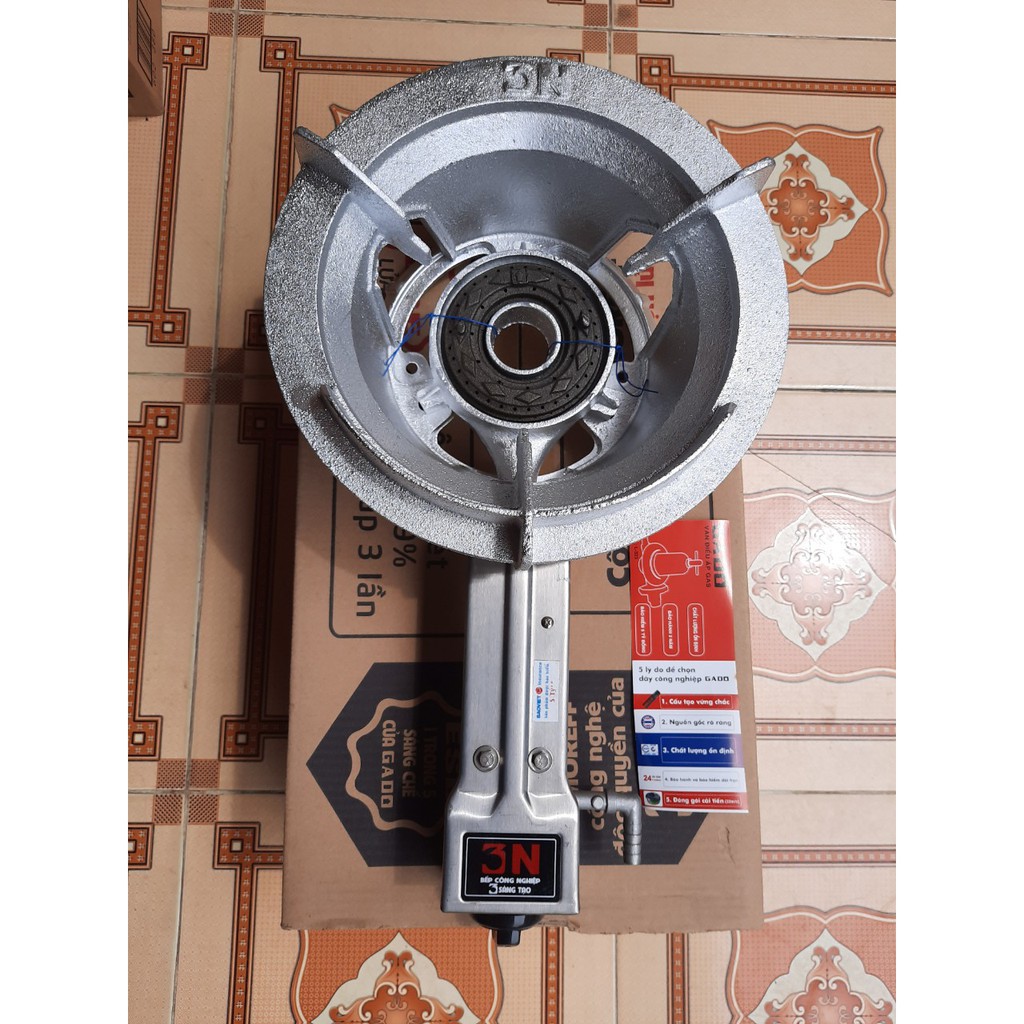 Bếp ga công nghiệp khè MUSAKI và GADO 3N Công Suất Mạnh, Lửa Xanh, Bảo Hành Chính Hãng