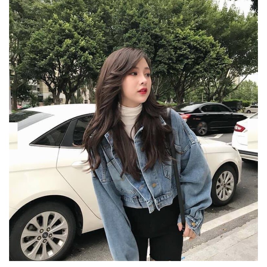 ÁO KHOÁC JEANS CROPTOP MẪU HOT 2019