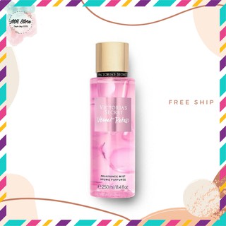 Xịt Thơm Body mist Victoria ’s Secret (250ml) 🍁 Xịt Thơm Nước Hoa Toàn Thân Velvet Patent