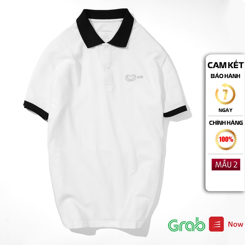 Áo Thun polo Nam KINSMAN Tay Ngắn Thêu LOGO có cổ bo phối vải Cotton dày mịn Rẻ Đẹp PL729 | BigBuy360 - bigbuy360.vn