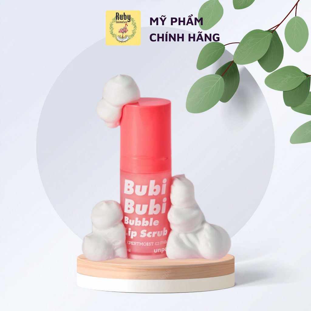 Tẩy Da Chết Môi Unpa Bubi Bubi Bubble Lip Scrub