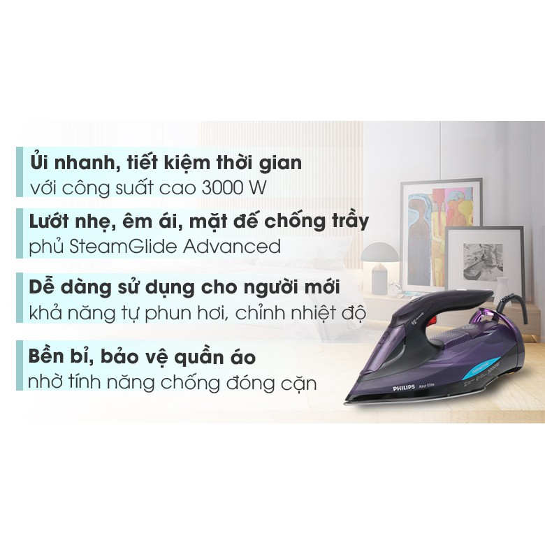 BÀN ỦI HƠI NƯỚC PHILIPS GC5039 - Hàng Chính Hãng