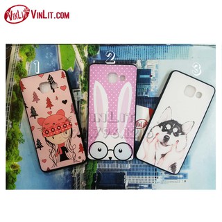 [ Samsung A5 2016 / A510 ] A51182510 Ốp lưng viền dẻo hình dễ thương xinh xắn thỏ và cho và cô gái