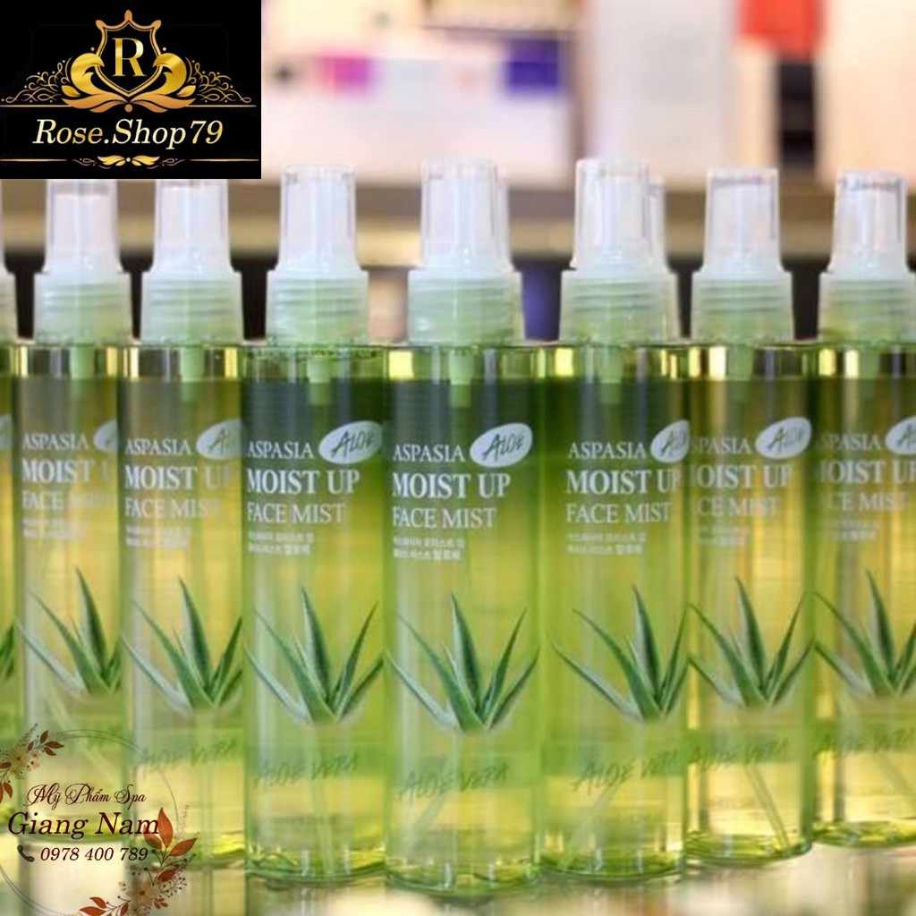 [Auth - Date 2023] Xịt khoáng Aspasia Nha đam/Collagen trắng da giữ ẩm_ Hàng Korea | BigBuy360 - bigbuy360.vn